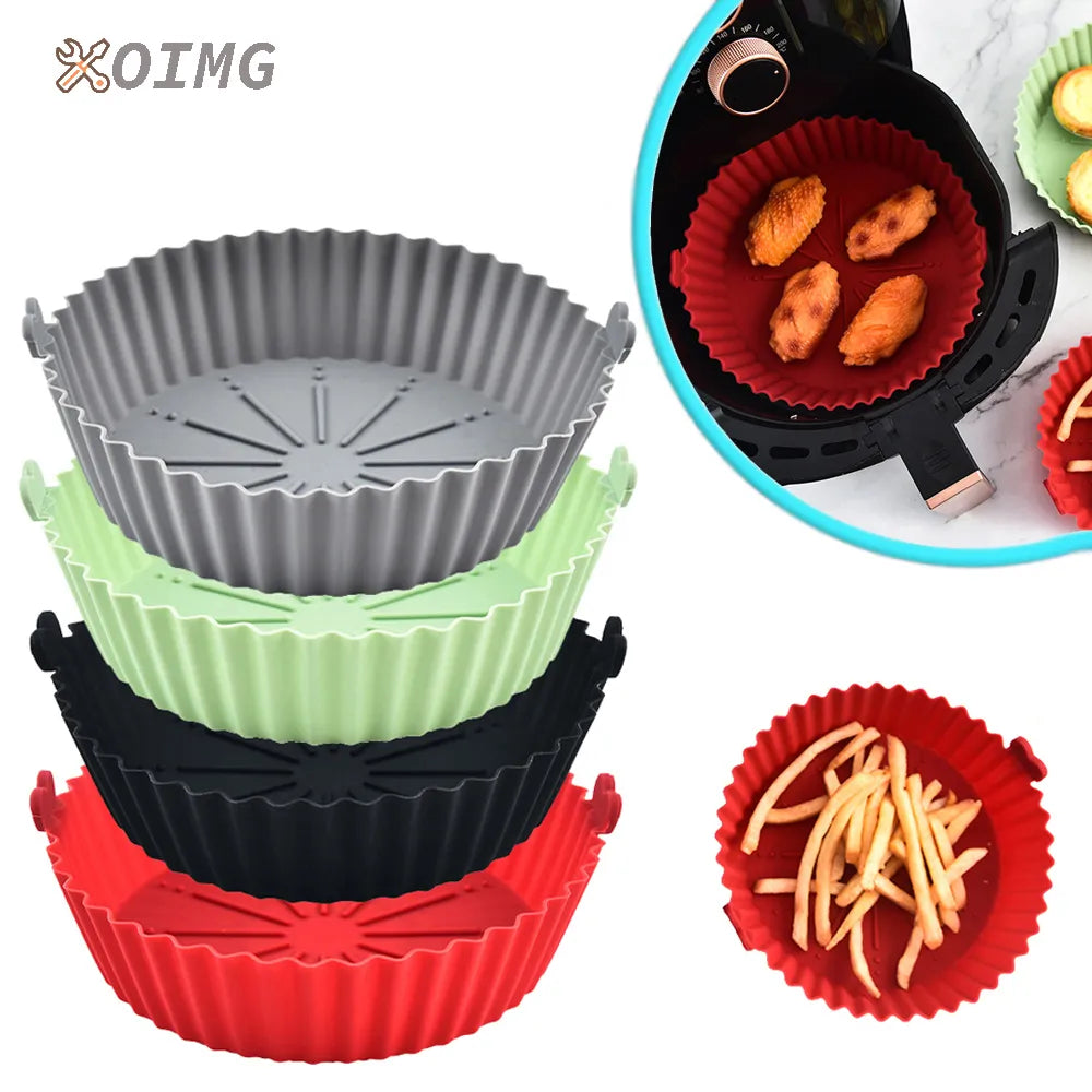 Air Fryer Silicone Pot Grill Pan + FREE SHIPPING