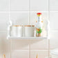 Self-adhesive Bathroom Shampoo Storage Racks Plastic Shelf Storage Organization Shelves Support Holder